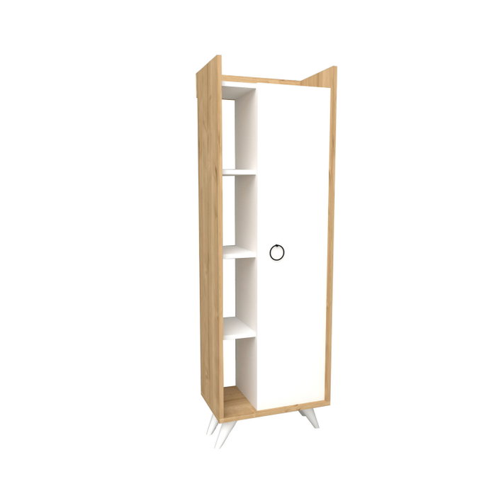 Hanah Home Ilgım Armario Multiusos Roble y Blanco